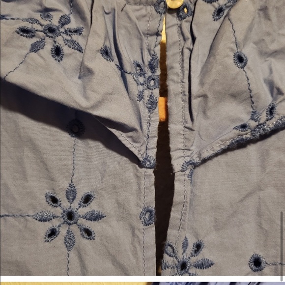 Zara Floral Embroidery Ruffle Dress Size Small - Picture 10 of 13